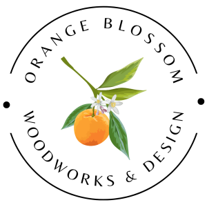 Orange Blossom Circle Logo with white background
