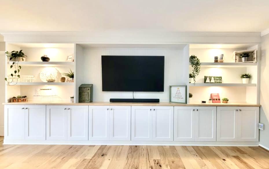 Farmhouse Built-In Entertainment Center
