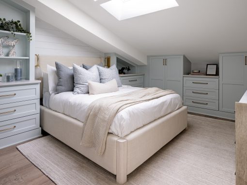 Indian Shores bedroom built-ins Custom bedroom built-ins at an Indian Shores beach house