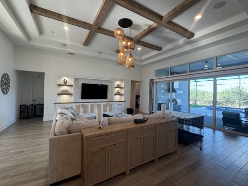 Living room entertainment built-in Custom living room entertainment center and built-in cabinetry